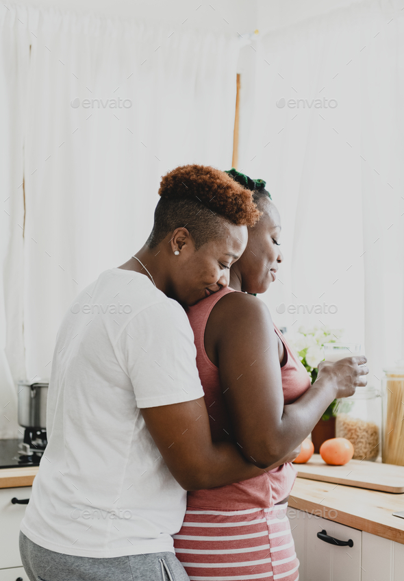 Romantic Lesbian Couple In The Kitchen Stock Photo By Rawpixel PhotoDune   382 Jir7821 Ae 