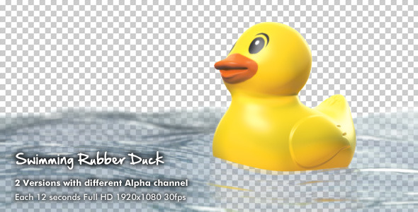 Swimming Rubber Duck