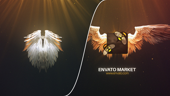 Angel Wings Logo - VideoHive 31215624