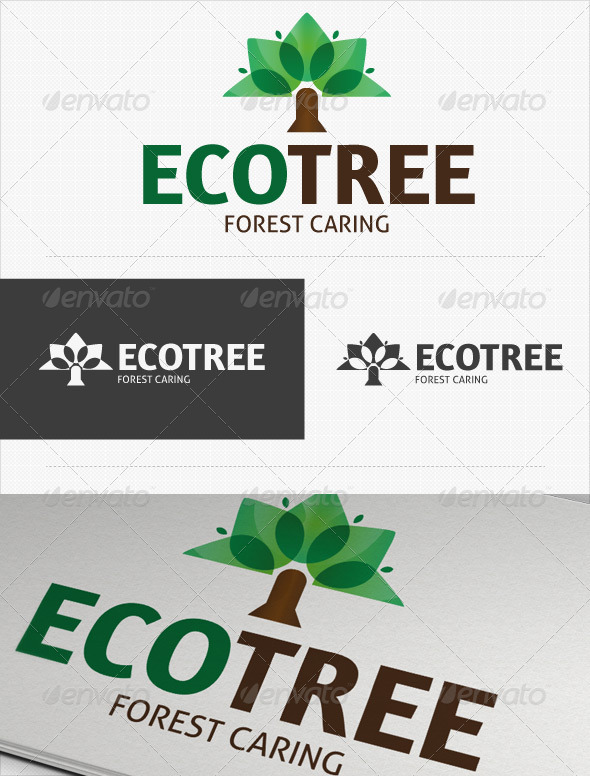 Eco Tree Logo - Nature Logo Templates