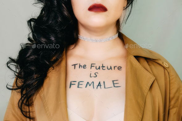 Future is female, Female empowerment, strong women, girl power, feminism, women's rights, gender