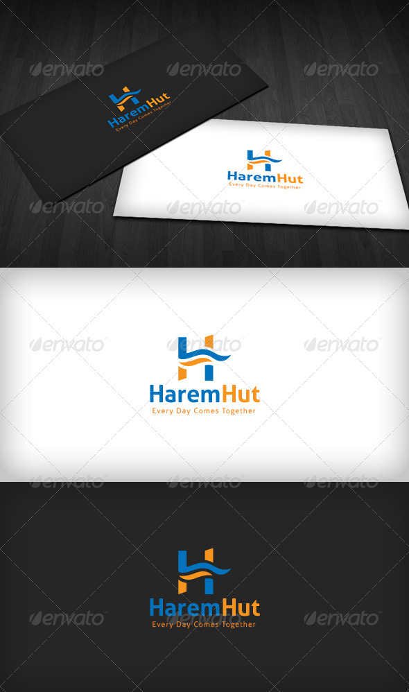 Harem Hut Logo - Letters Logo Templates