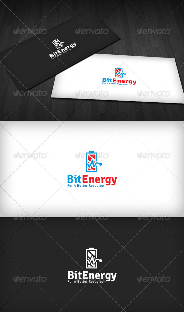 Energy Bit Logo - Symbols Logo Templates