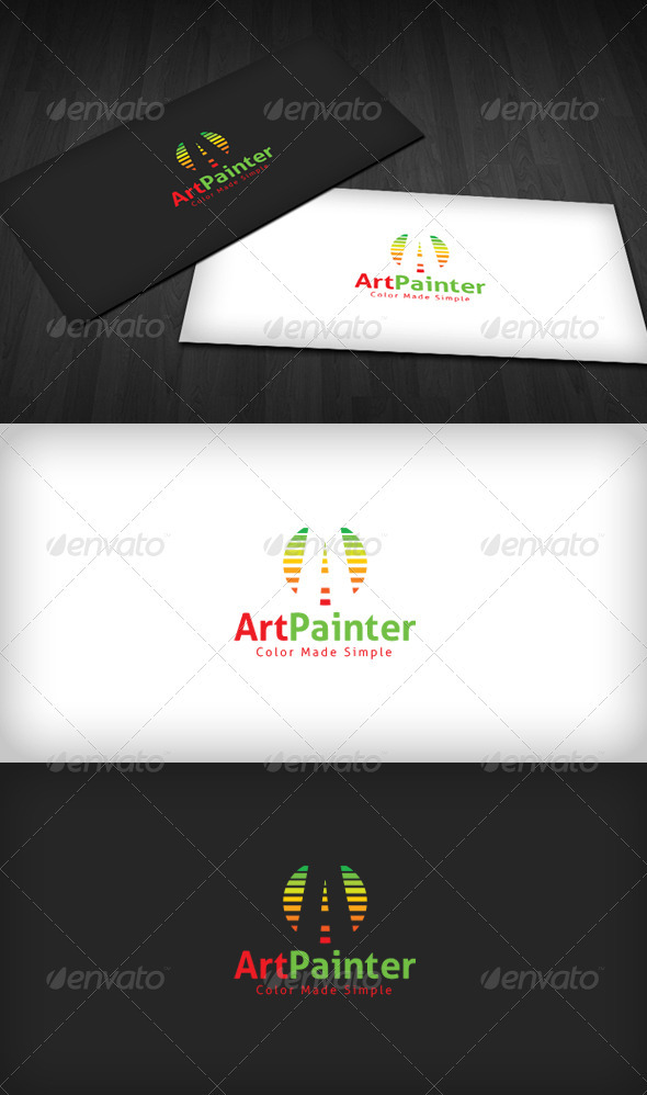 Art Painter Logo - Letters Logo Templates