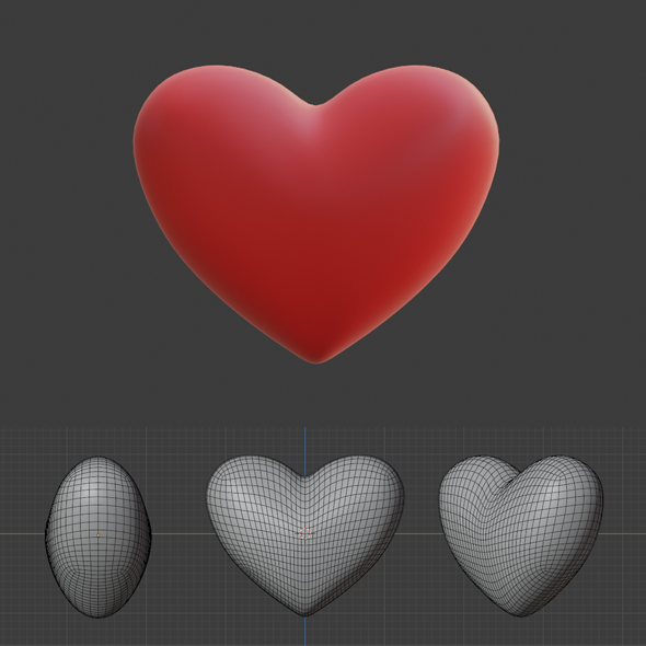 Heart Mesh - 3Docean 31232116