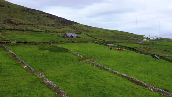 Beautiful Aerial View of Valentia Island, Locations Worth Visiting on the Wild Atlantic Way