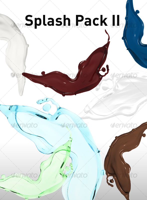 Splash Pack II - Abstract 3D Renders