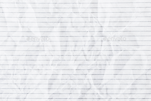 White crumpled lined paper background Stock Photo by Rawpixel