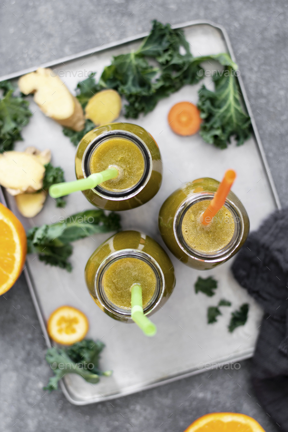 Ginger and kale juice Stock Photo by Rawpixel PhotoDune