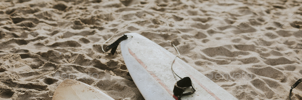 Download Surfboard Mockup On The Beach Stock Photo By Rawpixel Photodune