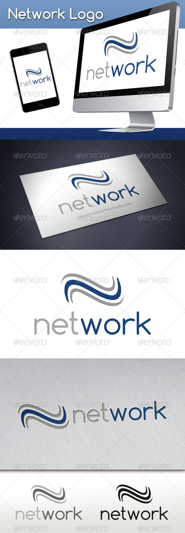 Network Logo - Letters Logo Templates