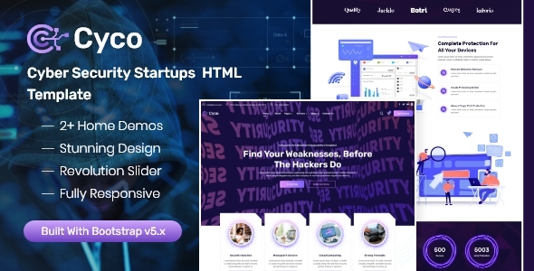 Cyco – Cyber Security Startups HTML Template