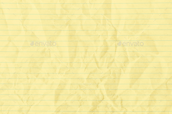 Yellow crumpled lined paper background Stock Photo by Rawpixel | PhotoDune