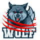 Wolf Mascot logo for eSport and sport