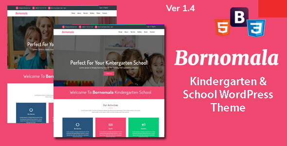 Bornomala - KindergartenSchool - ThemeForest 20262569