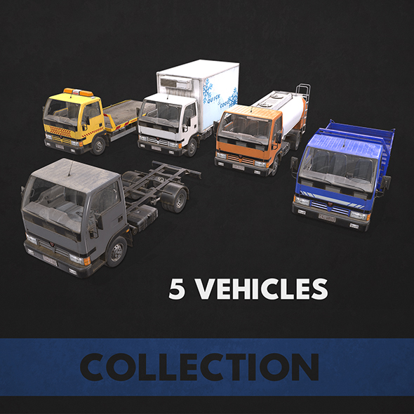 Light Truck Collection - 3Docean 31236479