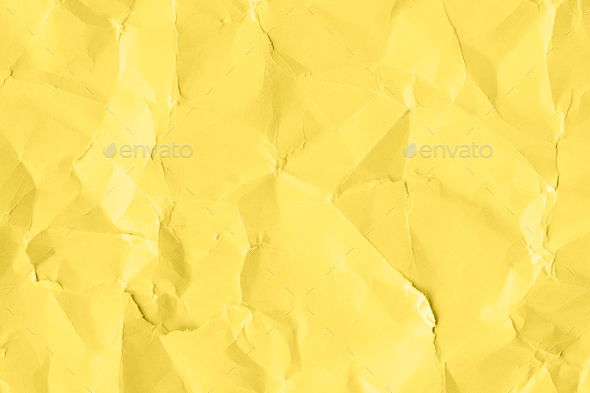 Pastel Yellow Wrinkled Paper Texture Background Wallpaper Stock  Illustration