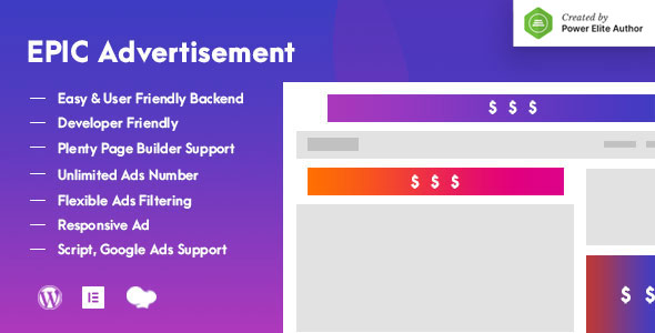 Epic Advertisement WordPress Plugin & Add Ons for Elementor & WPBakery Page Builder