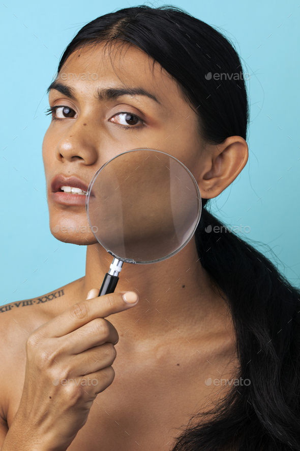 Skin magnifying glass Stock Photo by Rawpixel PhotoDune