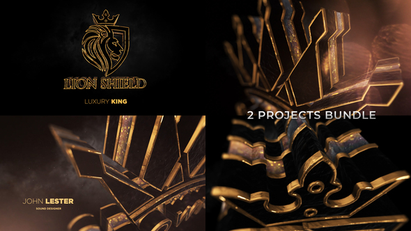 Gold Black Luxury And Epic Logo Reveal