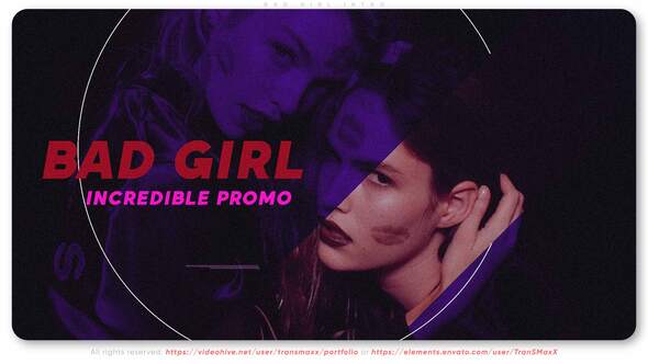 Bad Girl Intro - VideoHive 31246775