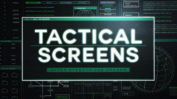 Tactical Screens Retro - VideoHive 31255684