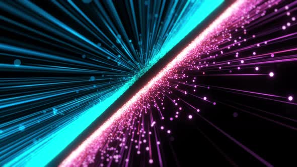 Particles Trail Flythrough Background alt