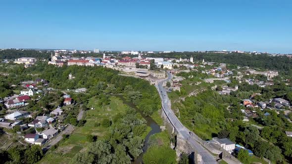 Panoramic Aerial Shot History Castle