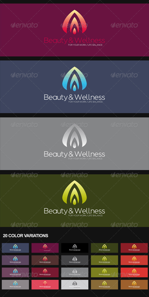 Beauty & Wellness Logo - Nature Logo Templates