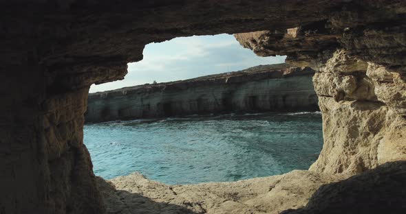 Waves Against Rocks in the Sea alt
