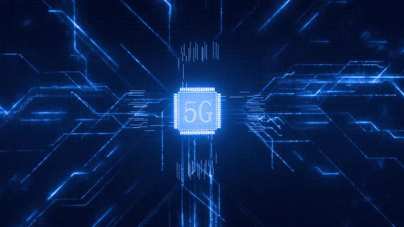 5g Artificial Intelligence Big Data Chip Cpu Motherboard Circuit alt