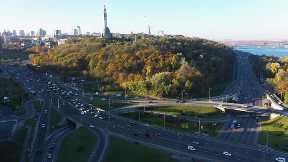 Highway Interchange In Kyiv