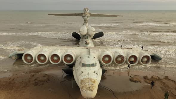 Lunclass Ekranoplan a Formerly Topsecret Soviet Naval Vessel alt