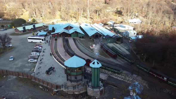 Patagonia landscape. Ushuaia Tierra del Fuego. Patagonia Argentina. alt