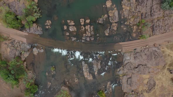 Ivanhoe Crossing, Kununurra, Western Australia 4K Aerial Drone alt