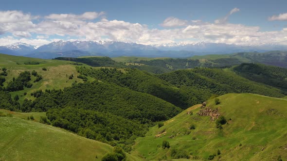 Flying Over a Highland Plateau alt