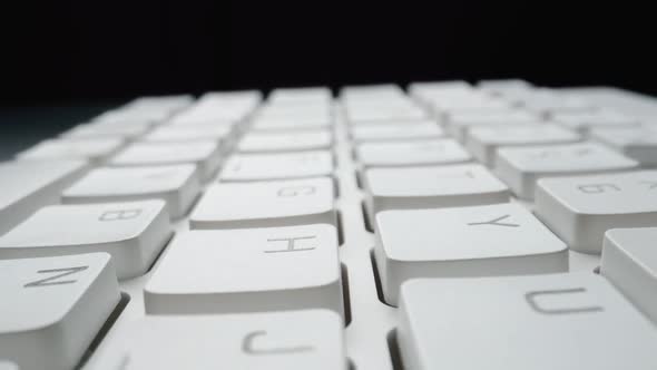 Closeup View of Computer Keyboard alt