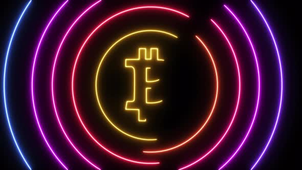 Neon Bitcoin Sign