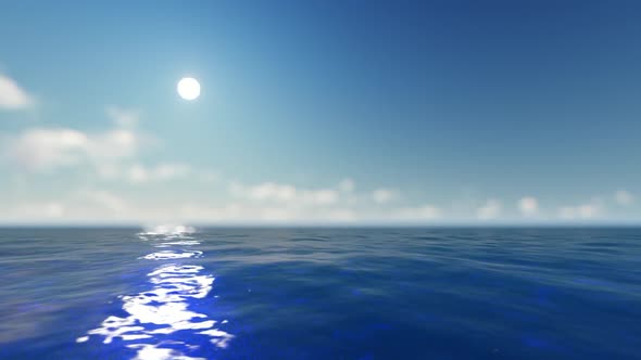 Sunrise And Clear Sea Water Slow Motion alt