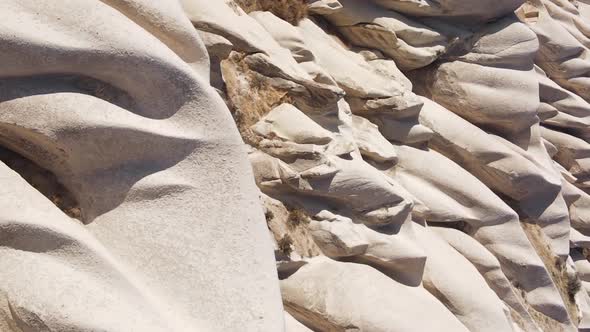 Vertical Video Cappadocia Landscape Aerial View alt