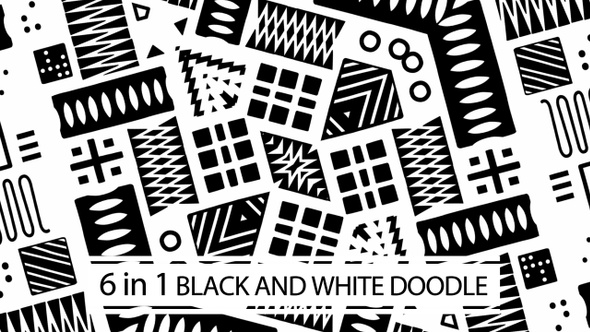 Black And White Doodle Vol.02