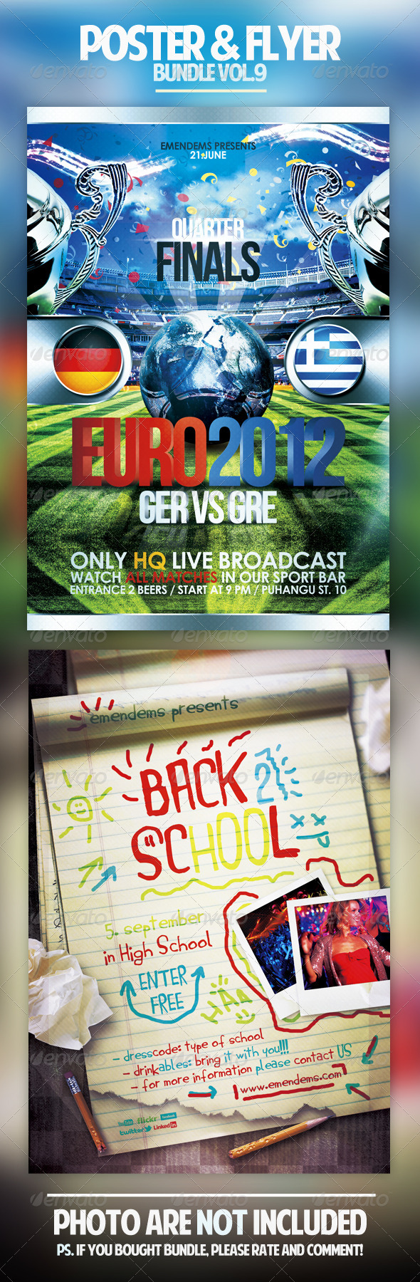 Poster & Flyer Bundle Vol.9 - Holidays Events
