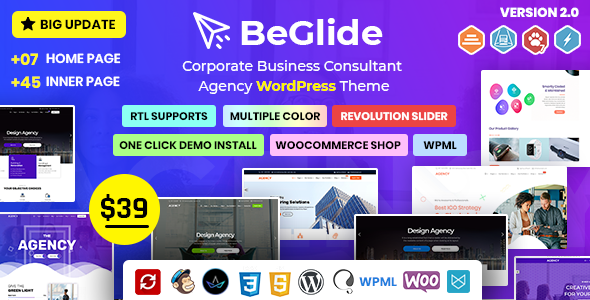 BeGlide: Corporate Business - ThemeForest 22640235