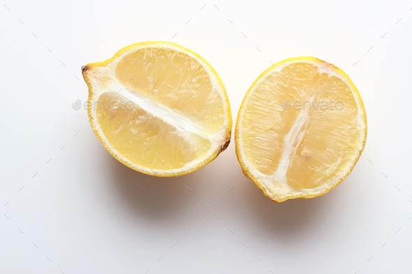 Halves of Lemon - Stock Photo - Images