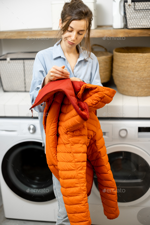 Washing machine best sale down jacket