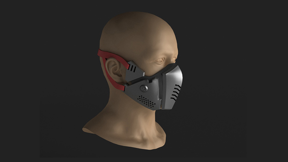 Masks Tech Metal - 3Docean 31272467