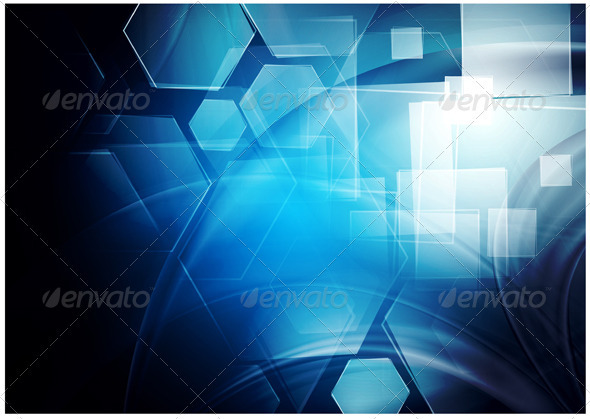 Abstract tech background - Abstract Conceptual