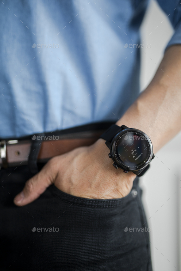 Digital watch screen mockup Stock Photo by Rawpixel PhotoDune
