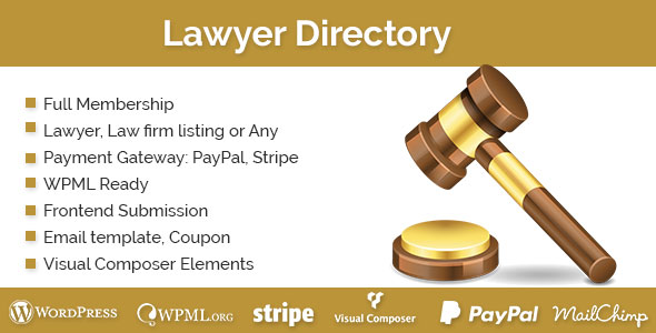 Lawyer Directory - CodeCanyon 19452000