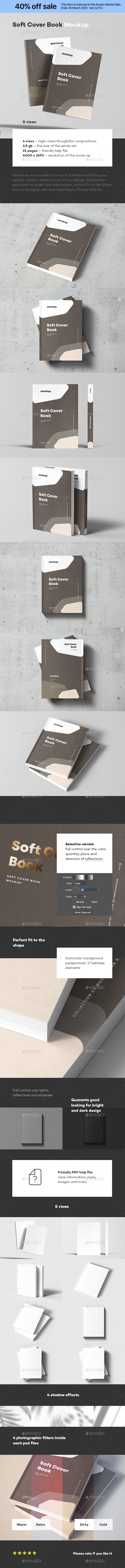 Soft Cover Book Mock-up